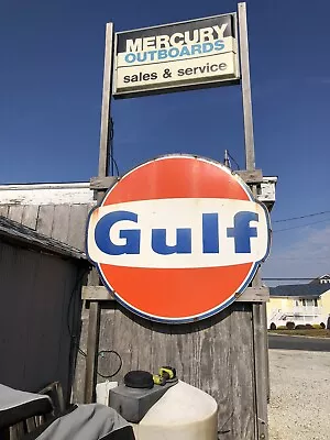 Vintage 72” Gulf Sign • $2000