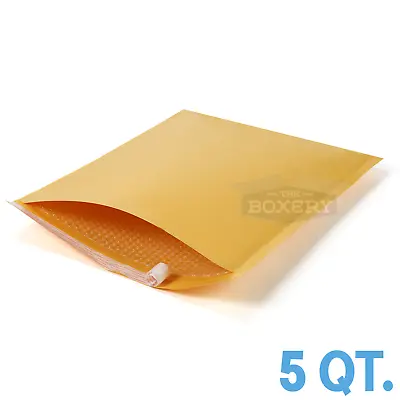 5 #7 14.5 X 20 Kraft Bubble Padded Envelopes Mailers From The Boxery • $6.45