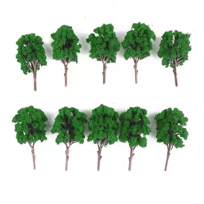 10pcs Trees Model Forest Making Accessories 1:100 Scale • £9.79