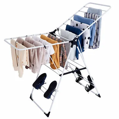 Laundry Clothes Storage Drying Rack Portable Folding Dryer Hanger Heavy Duty New • $54.99