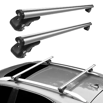 $80.99 • Buy Aluminum Crossbars Cargo Racks Rooftop Luggage Canoe Kayak Carrier Rack