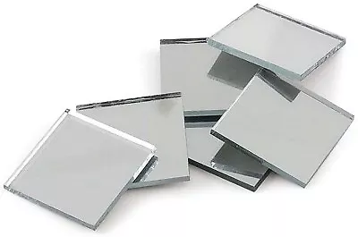 Mirror Tile Squares 1/2  X 1/2  Inch Square Shape REAL GLASS MIRRORS Disco Ball • $17.86