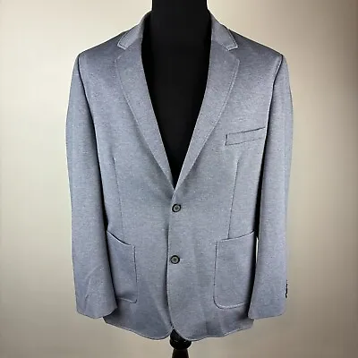 7 Diamonds Masa Blazer Men's Size XL Sport Coat Jacket Slate Blue BLZ-8314 EUC • $39.95