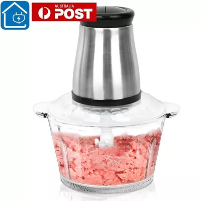 2L Electric Meat Grinder Blender Food Vegetable Processor Chopper Mincer Home AU • $35.99