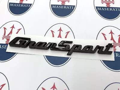 Maserati Black Gransport Emblem New 5.5  X .75  • $15