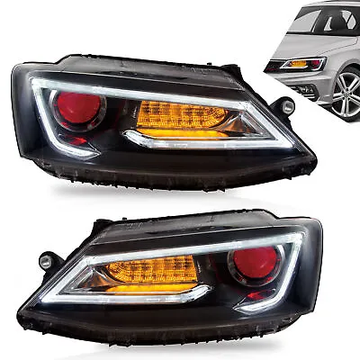 VLAND Demon Eyes LED Headlights For 2011-2018 Volkswagen VW Jetta W/Sequential • $428.99