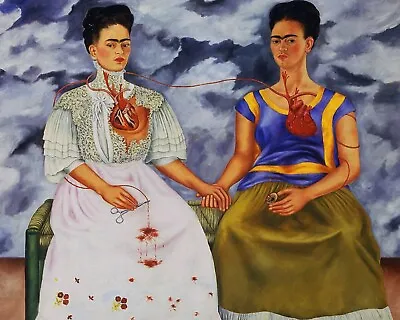 Print - The Two Fridas 1939 By Frida Kahlo • $8.54