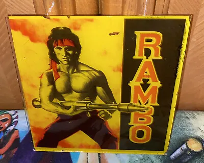 Rambo - Carnival Glass Prize 6x6 - Sylvester Stallone - 80s • $19.99