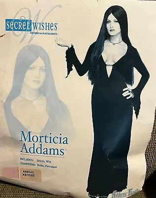 Morticia Of Addams Family Adult Costume Size XS (4-6) • $10