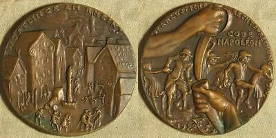 $575 • Buy Medal:Germany Karl Goetz, 1920 Code Napoleon K274 High Relief 58mm BZ IRTM737