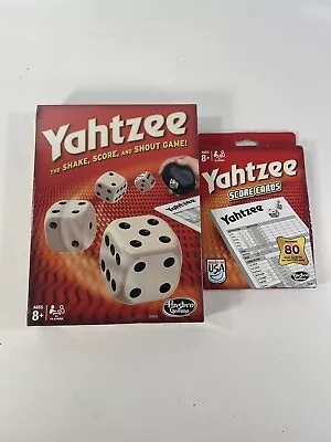 Yahtzee Classic Hasbro Dice Board Game BRAND NEW SEALED BOX With New Score Pad • $14.99