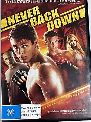 Never Back Down (DVD 2008) Action Drama Sport - Sean Faris Djimon Hounsou - R4 • $4.75