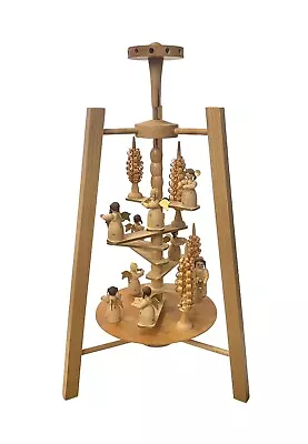 $55 • Buy Vintage Christmas Pyramid Carousel Original Erzgebirge Expertic Hergestellt READ