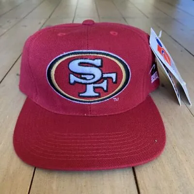 Vintage San Francisco 49ers Sports Specialties Pro Line Snapback Hat Cap Red • $47.99