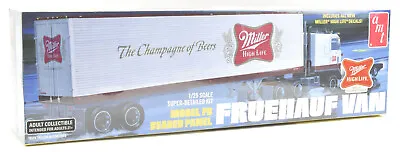 AMT  Miller  Fruehauf Van 40' Semi Trailer 1:25 Scale Model Truck Kit 1234 • $47.99