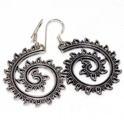 $3.99 • Buy Vintage Style 925 Silver Plated Gemstone Handmde Earrings 2  Superb Jewelry GW