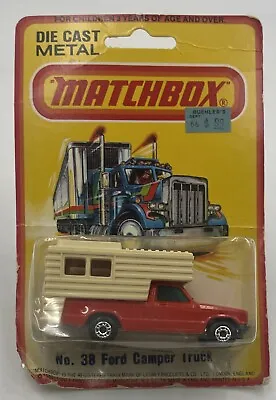1980 Matchbox Ford Camper Truck  # 38 • $17.99