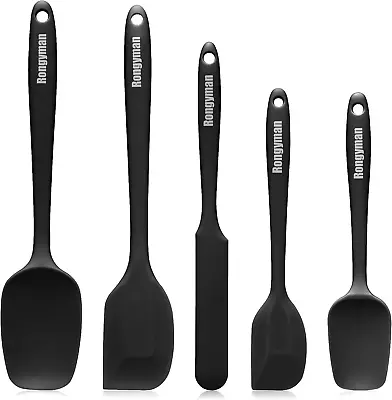 Silicone Spatula Set Of 5 Spatulas Silicone Heat Resistant 446°F Kitchen Spatula • $7.84