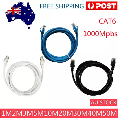 1m 2m 3m 5m 10m 20m Ethernet Network Lan Cable CAT6 1000mbp RJ45  • $4.90