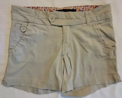 Junior's Short Size 7 Freestyle Revolution Khaki  Chino Stretch  • $19