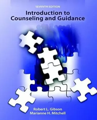 Introduction To Counseling And Guidance By Gibson Robert L.  Hardcover • $8.48