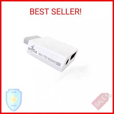 MAYFLASH Wii To HDMI Converter 1080P For Full HD Device Wii HDMI Adapter With 3 • $24.25