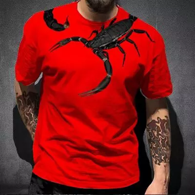 T Shirt Animal Scorpion 3d Print New Fashion Short-sleeved Hip-hop T-shirt... • $10.29