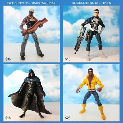 Marvel Universe 3.75 Figures: Luke Cage Punisher Marvel Knights Cloak - U PICK • $36