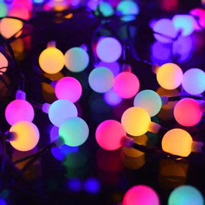 £8.89 • Buy Garden Globe String Lights Waterproof LED Fairy Lights Battery Christmas Outdoor
