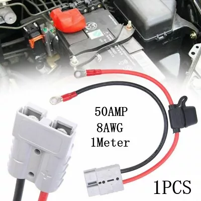 50AMP Wiring Kit 12V 6m For Anderson Type Plug Battery Cable Quick Connect Parts • $31.28