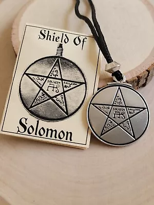 $21.95 • Buy Shield Of Solomon Talisman Magic Amulet Protection 1.20  Pendant Necklace