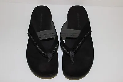 Merrell Women's Sway Leather Sandals Slip-On J57530 Black Size 11 • $18