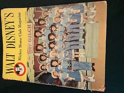 Winter 1956 Walt Disney's Mickey Mouse Club Magazine • $25