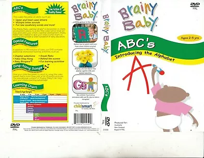 £19.79 • Buy Brainy Baby-ABC's Introducing The Alphabet-2003-Baby BB-DVD