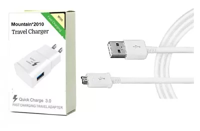 Qc 3.0 2 Amp Fast Adaptive Wall Adapter With Micro Usb Cable For Lg Model Phones • $9.99