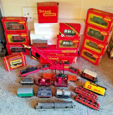 20 X  Triang Hornby Steam Locomotive   Lot Wagons Breakdown Crane Weetabix • £0.99