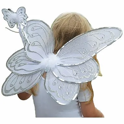 Fairy Dress Up Sets Fairy Day Party Book Day Halloween Accessories Wings Tutu • £13.51