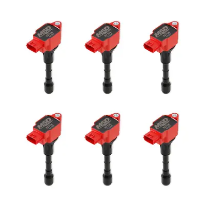 MSD Blaster Ignition Coil Red 6-Pack For Nissan 370Z / Infiniti M37 G37 Q70 V6 • $358.25