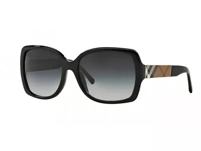 Womens Burberry Sunglasses Be4160 Black/Grey Sunnies • $260.95