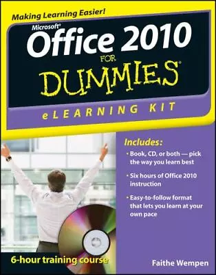 Microsoft Office 2010 ELearning Kit For Dummies [With CDROM] By Wempen Faithe • $4.58