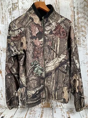 Hunting Camo Jacket Mens S Breakup Infinity Rain Block Full Zip  Mossy Oak APX • $19.14
