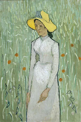 Vincent Van Gogh - Girl In White (1890) - Art Print Painting Poster • $80.83