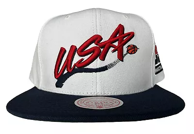 Mitchell & Ness NBA 1996 Team USA Olympic Basketball Snapback Hat Cap New • $28.99