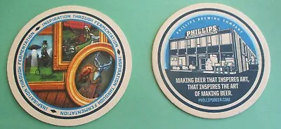 Phillips Brewing & Malting Co Craft Beer Victoria BC Beer Coaster / Beer Mat • $3.95