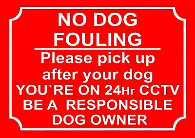 Please Pick Up Your Dogs Poo Metal Sign Plaque Bar Man Cave Garage No Fouling • £6.99