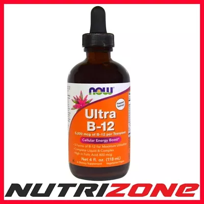 £18.30 • Buy NOW Foods Vitamin B-12 Ultra Energy Supprt, Liquid - 118 Ml