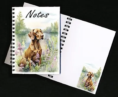 Hungarian Vizsla Dog Notebook/Notepad + Small Image On Every Page By Starprint • $5.68