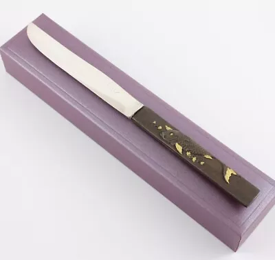 £245 • Buy Japanese Kozuka Handle Carp Fish Letter Opener. Silver Gold Antique Meiji C1880