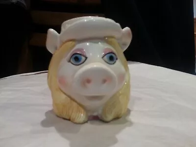 Vintage SIGMA Miss Piggy Mug Cup Ceramic Jim Henson Muppets Taste Setter 14 Oz • $14.99