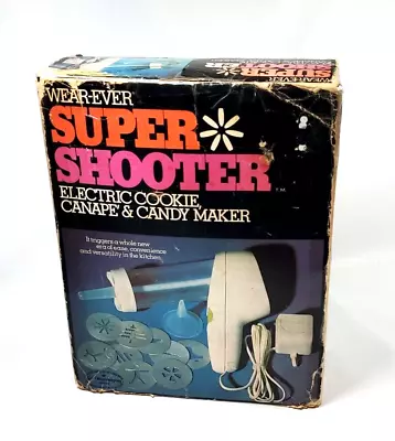 WearEver 70001 Super Shooter Electric Cookie Maker Vintage Good Housekeeping • $22.89